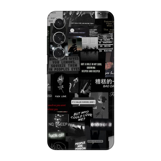 Bad Day Dark Collage Mobile Skin For Samsung Galaxy S24 5g