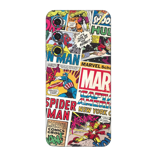 Vintage Marvel Comic Bomb Mobile Skin For Samsung Galaxy S24 Fe 5g