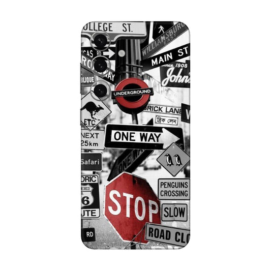 Global Urban Sign Bomb Mobile Skin For Samsung Galaxy S24 Plus 5g