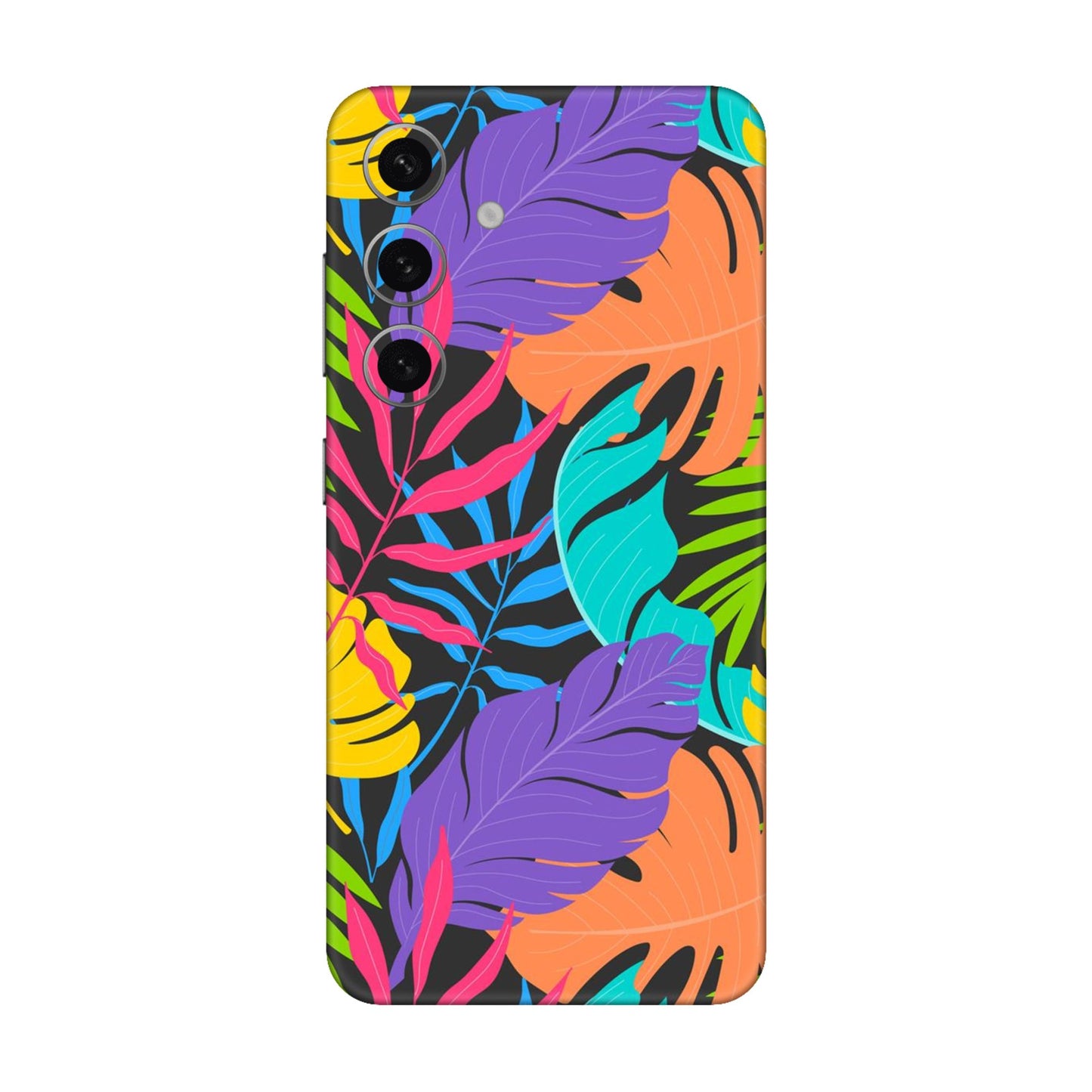 Neon Jungle Leaves Mobile Skin For Samsung Galaxy S24 Plus 5g