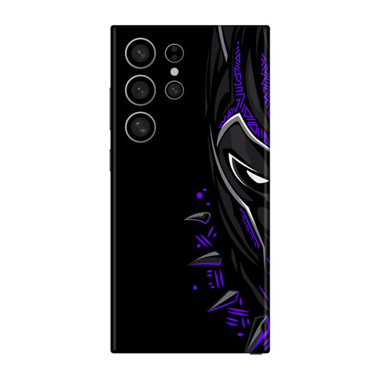 Neon Vibe Cat Mobile Skin For Samsung Galaxy S24 Ultra 5g