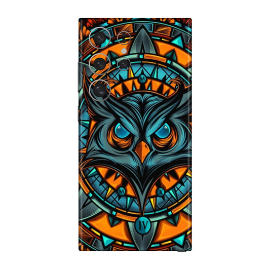 Spirit Owl Mandala Mobile Skin For Samsung Galaxy S24 Ultra 5g
