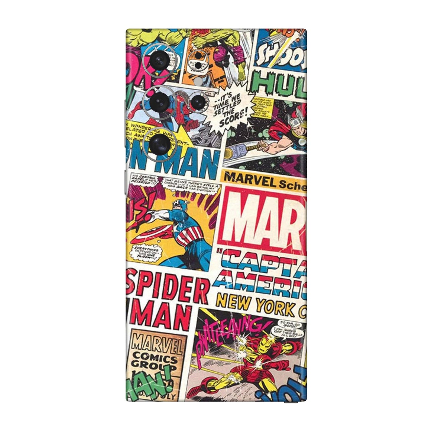 Vintage Marvel Comic Bomb Mobile Skin For Samsung Galaxy S24 Ultra 5g