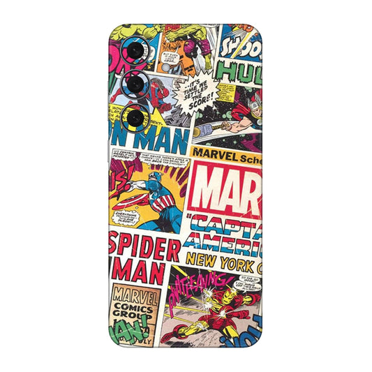 Vintage Marvel Comic Bomb Mobile Skin For Samsung Galaxy S25 Fe 5g