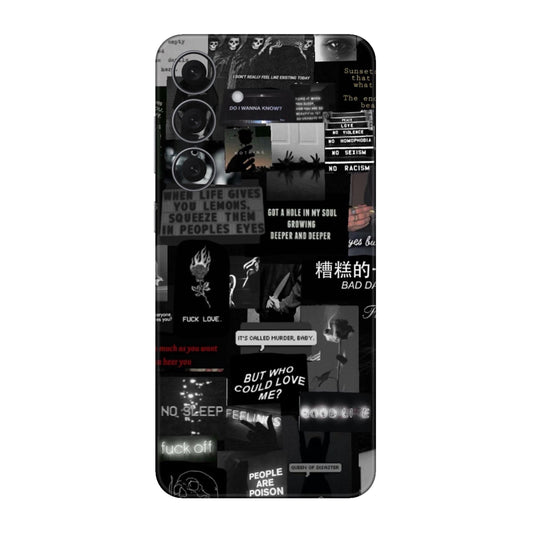 Bad Day Dark Collage Mobile Skin For Samsung Galaxy S25 Fe 5g