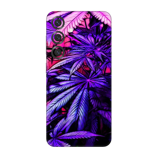 Neon Purple Herb Mobile Skin For Samsung Galaxy S25 Plus 5g
