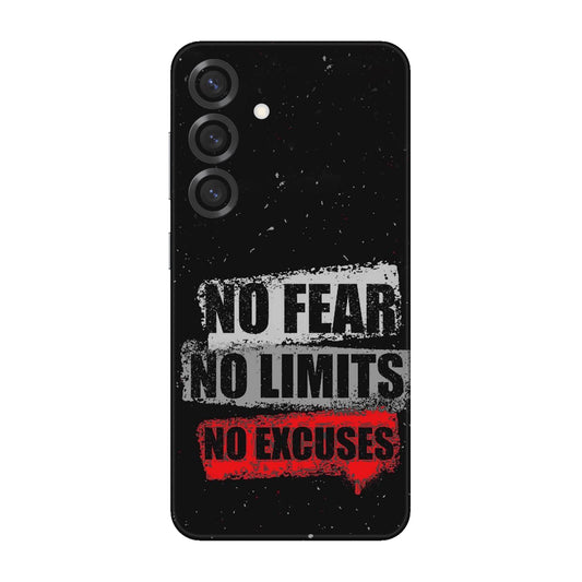 No Fear No Limits Mobile Skin For Samsung Galaxy S25 Plus 5g