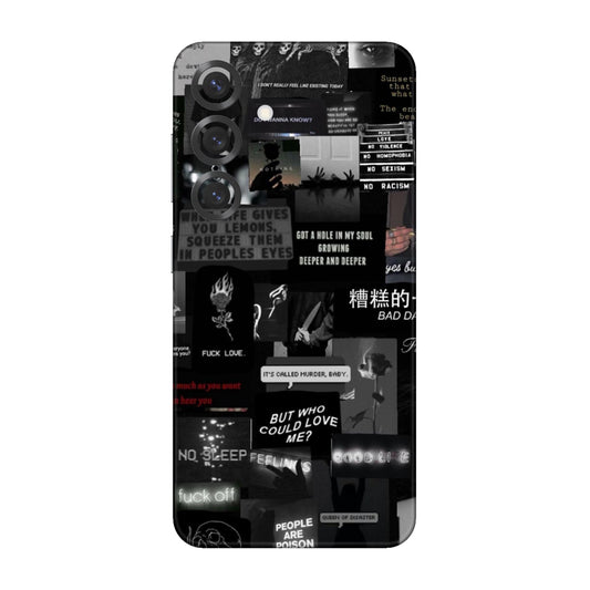 Bad Day Dark Collage Mobile Skin For Samsung Galaxy S25 Plus 5g