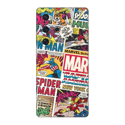 Vintage Marvel Comic Bomb Mobile Skin For Samsung Galaxy S25 Ultra 5g