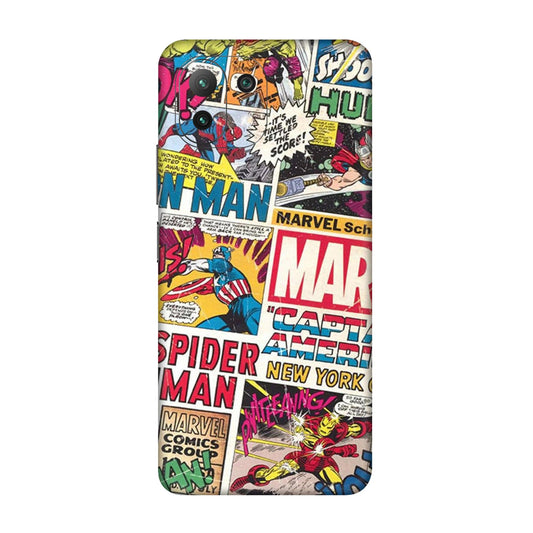 Vintage Marvel Comic Bomb Mobile Skin For Xiaomi 11 Lite NE 5g