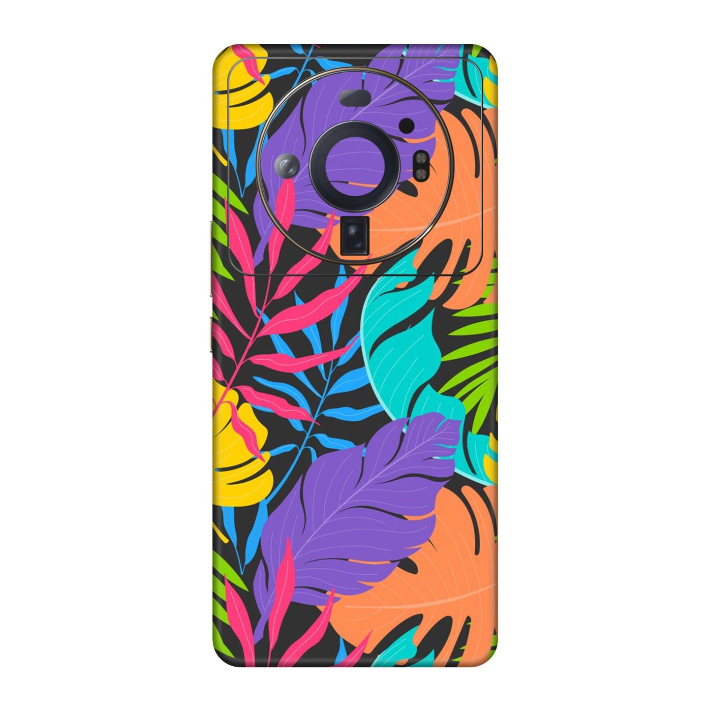 Neon Jungle Leaves Mobile Skin For Xiaomi 12S Ultra 5g