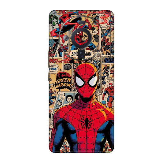 Vintage Comic Panel Spider Man Mobile Skin For Xiaomi 12S Ultra 5g