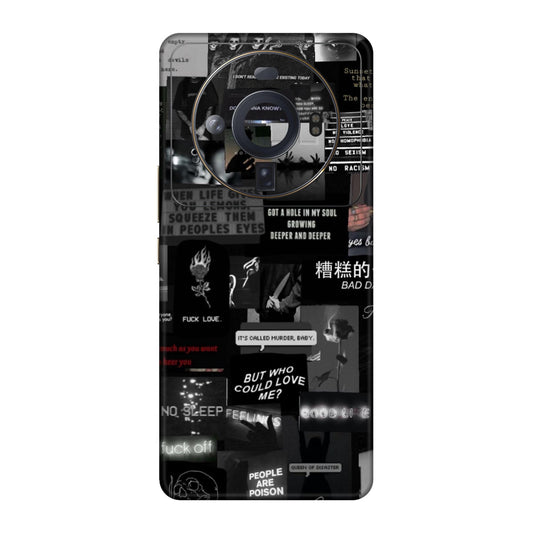 Bad Day Dark Collage Mobile Skin For Xiaomi 12S Ultra 5g