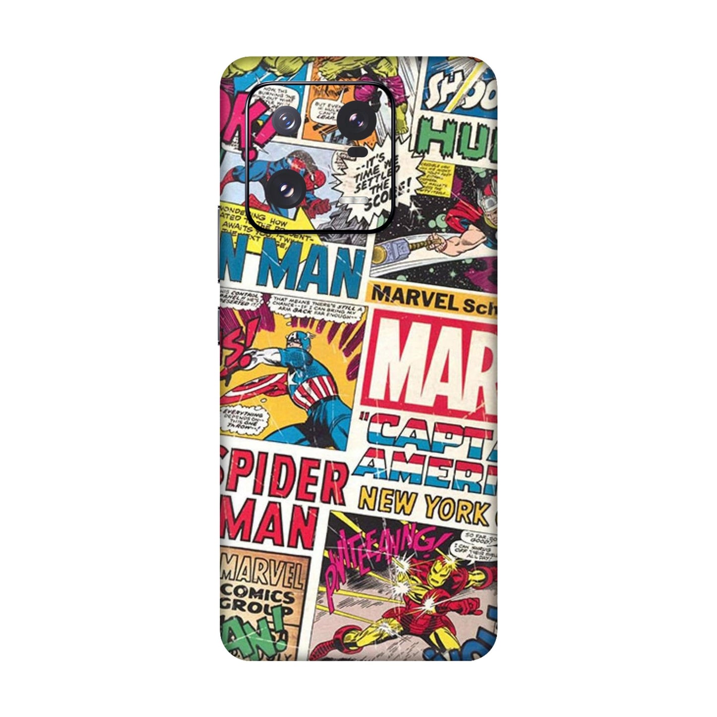 Vintage Marvel Comic Bomb Mobile Skin For Xiaomi 13 Pro 5g