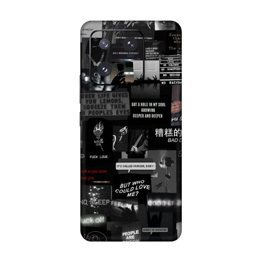 Bad Day Dark Collage Mobile Skin For Xiaomi 13 Pro 5g