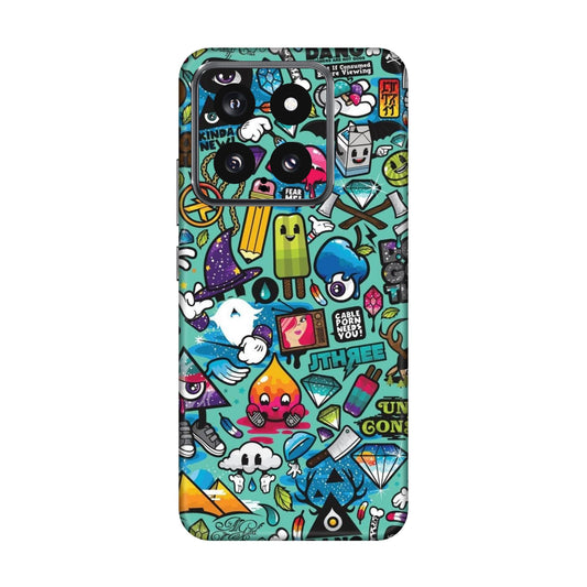 Graffiti Chaos Sticker Bomb Mobile Skin For Xiaomi 14 5g