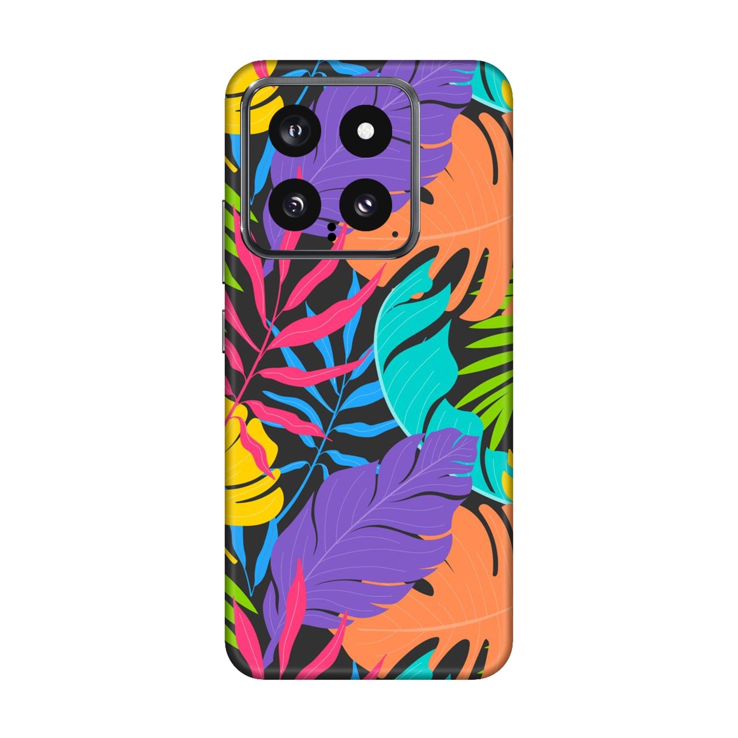 Neon Jungle Leaves Mobile Skin For Xiaomi 14 5g