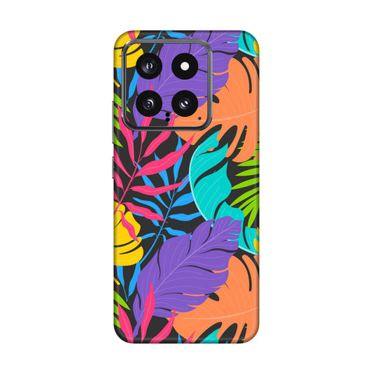 Neon Jungle Leaves Mobile Skin For Xiaomi 14 5g