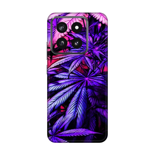 Neon Purple Herb Mobile Skin For Xiaomi 14 5g