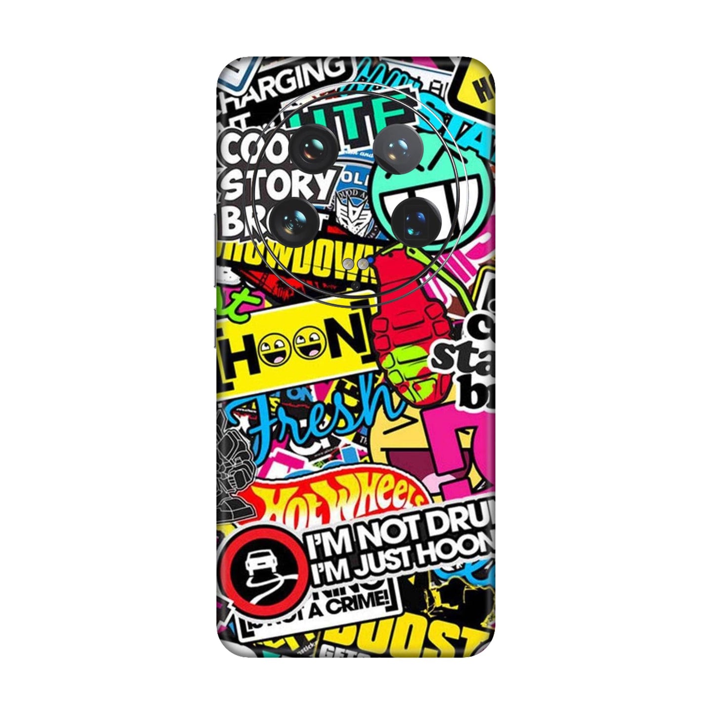 Hoonigan Sticker Bomb Mobile Skin For Xiaomi 14 Ultra 5g