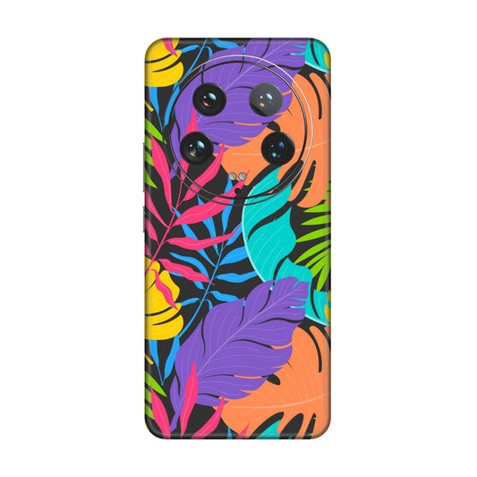 Neon Jungle Leaves Mobile Skin For Xiaomi 14 Ultra 5g