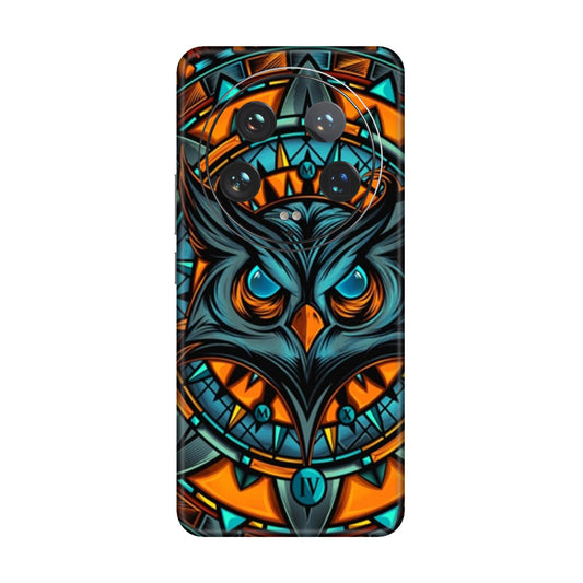 Spirit Owl Mandala Mobile Skin For Xiaomi 14 Ultra 5g