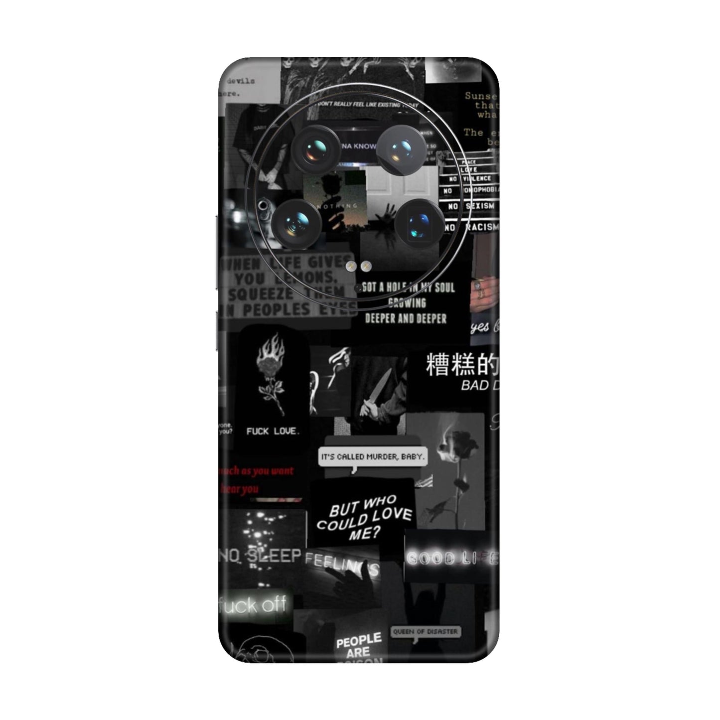 Bad Day Dark Collage Mobile Skin For Xiaomi 14 Ultra 5g