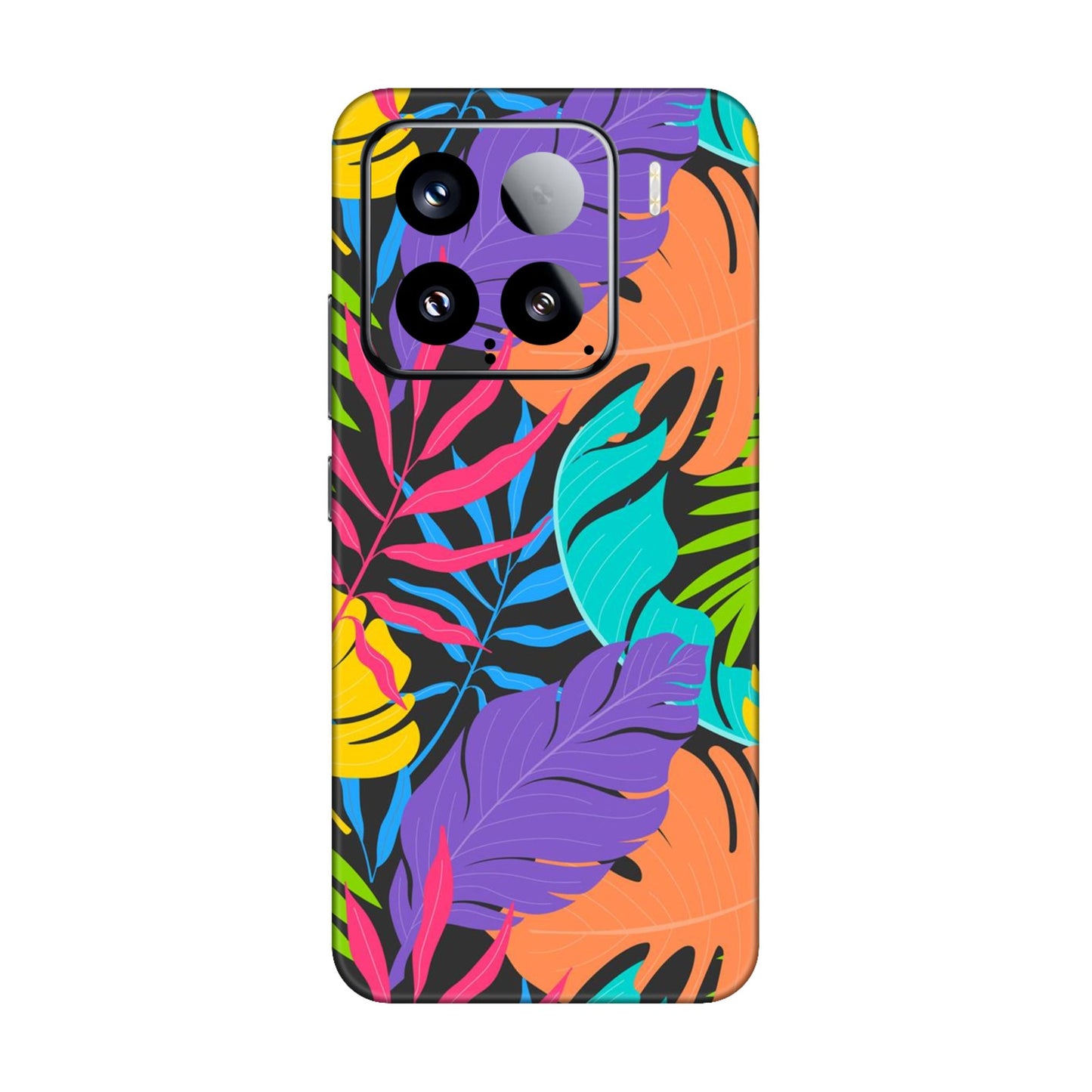 Neon Jungle Leaves Mobile Skin For Xiaomi 15 5g