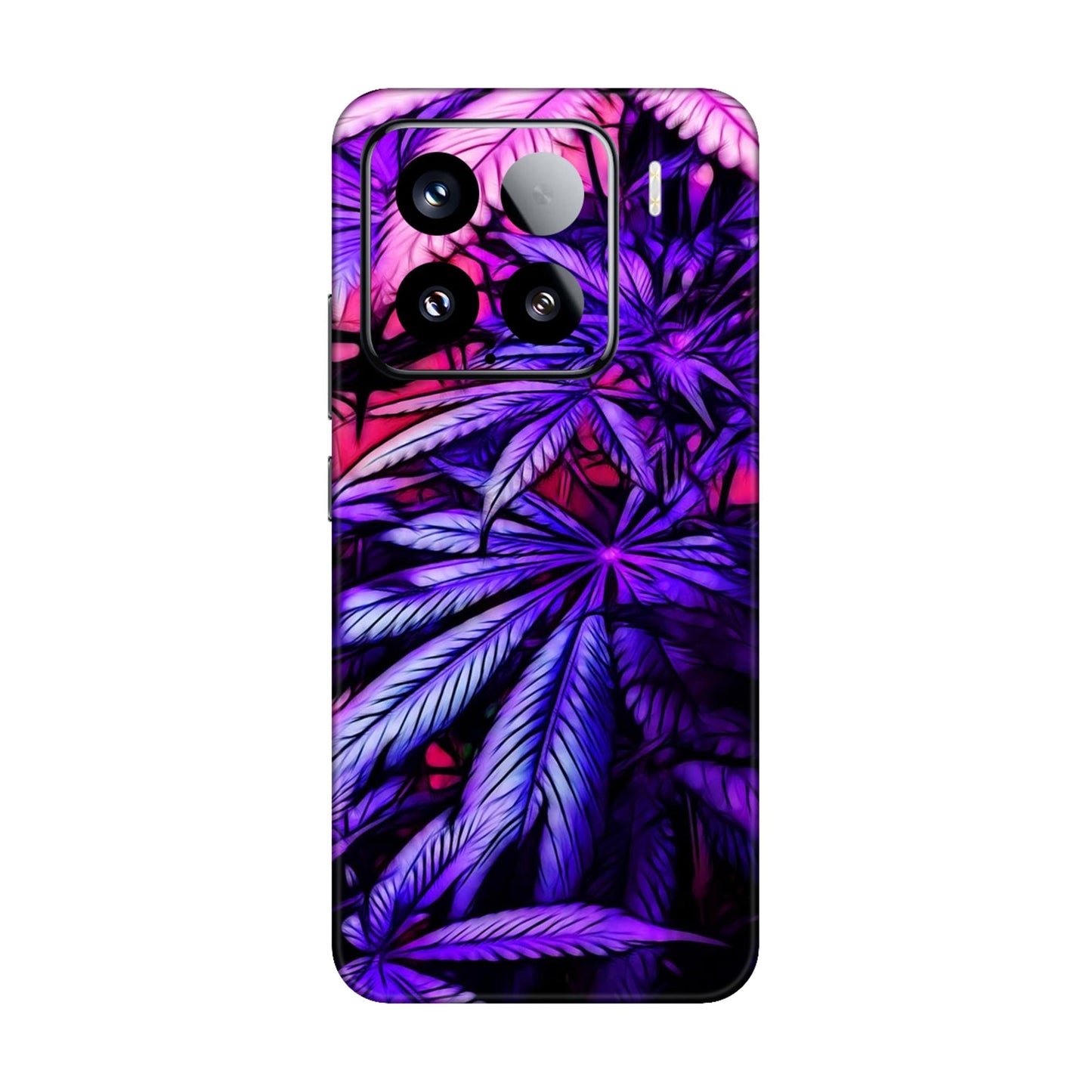 Neon Purple Herb Mobile Skin For Xiaomi 15 5g