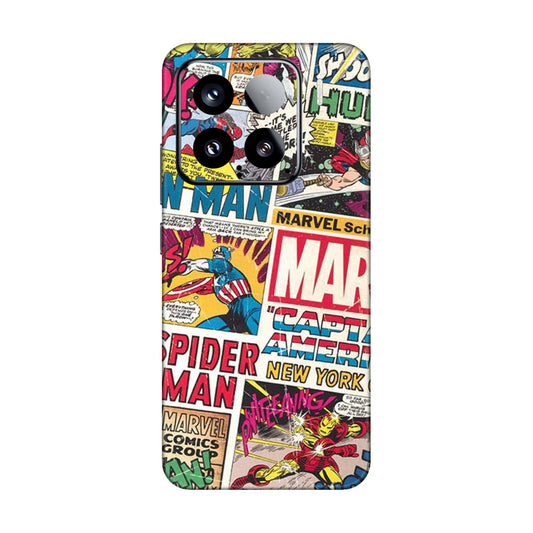 Vintage Marvel Comic Bomb Mobile Skin For Xiaomi 15 5g