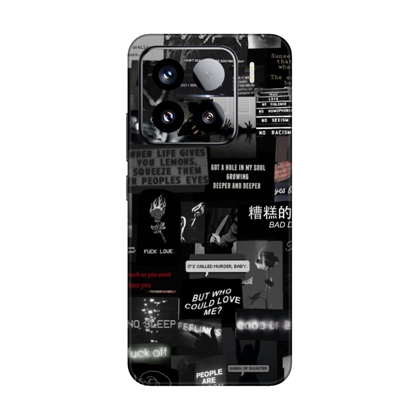 Bad Day Dark Collage Mobile Skin For Xiaomi 15 5g