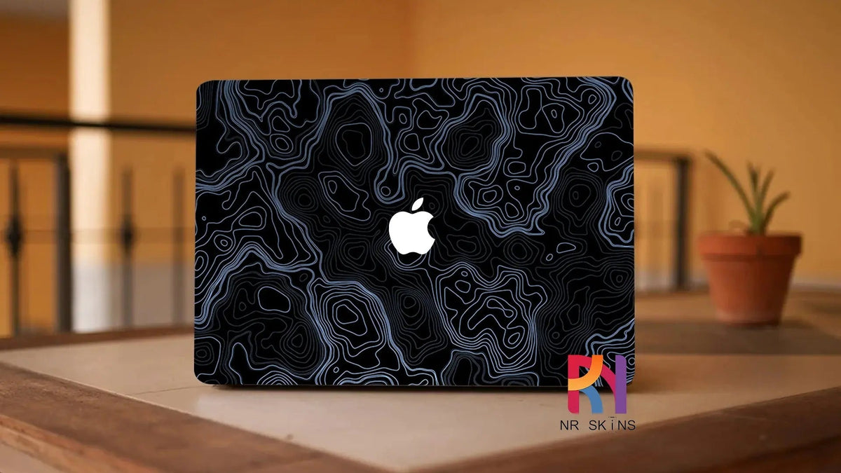 White Strip Laptop 6D Skin - SkinUp