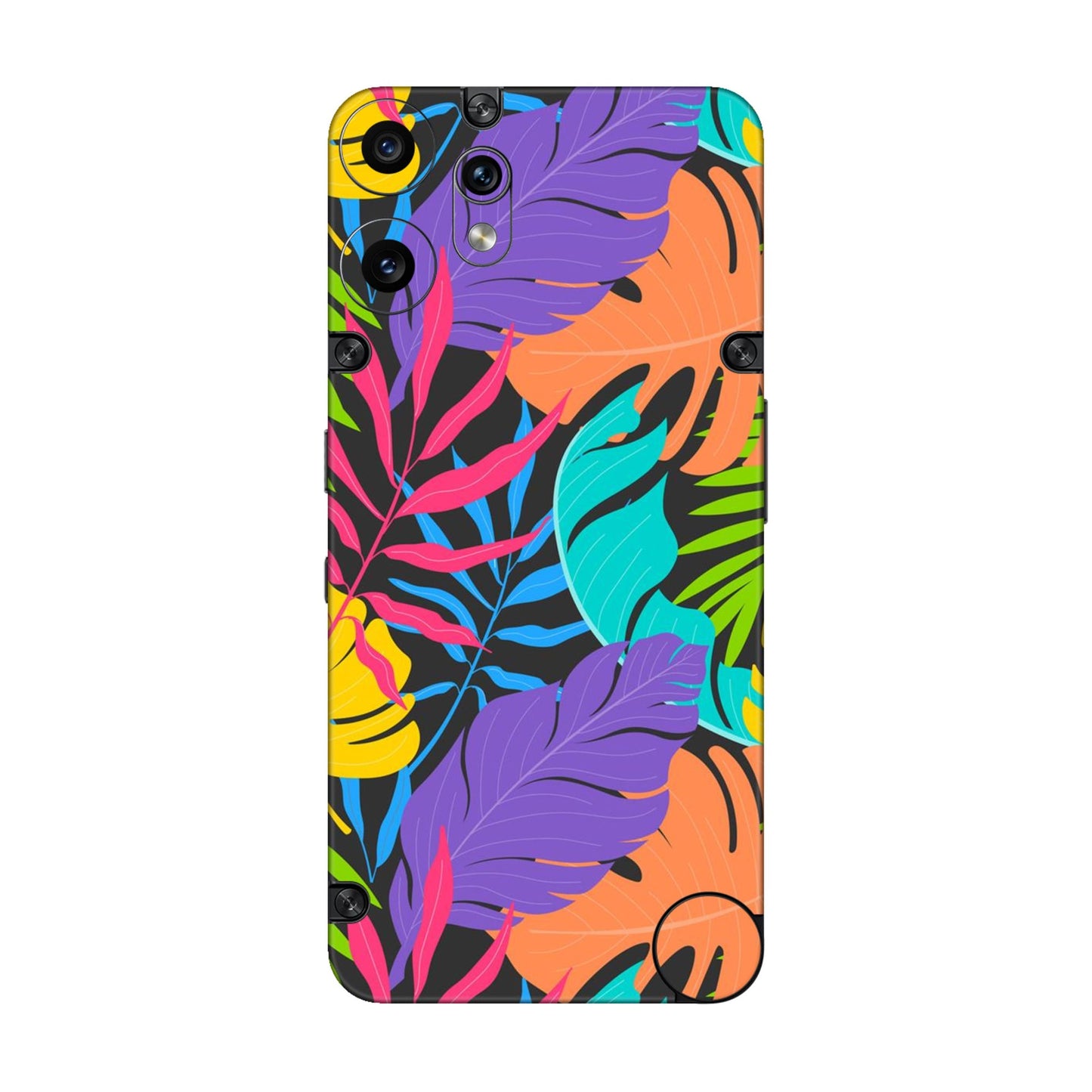 Neon Jungle Leaves Mobile Skin For CMF Phone 2 Pro 5g