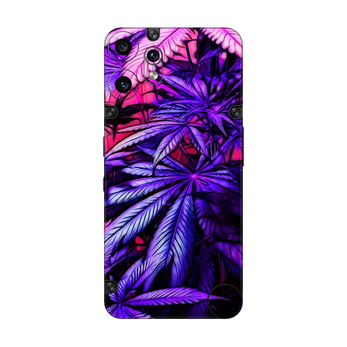 Neon Purple Herb Mobile Skin For CMF Phone 2 Pro 5g