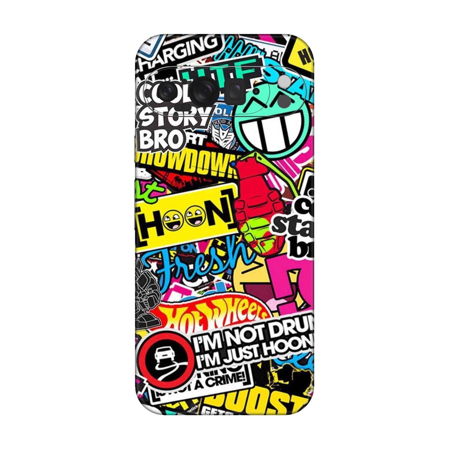 Hoonigan Sticker Bomb Mobile Skin For Google Pixel 9 Pro XL 5g