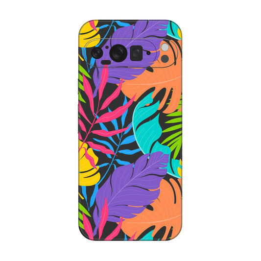 Neon Jungle Leaves Mobile Skin For Google Pixel 9 Pro XL 5g