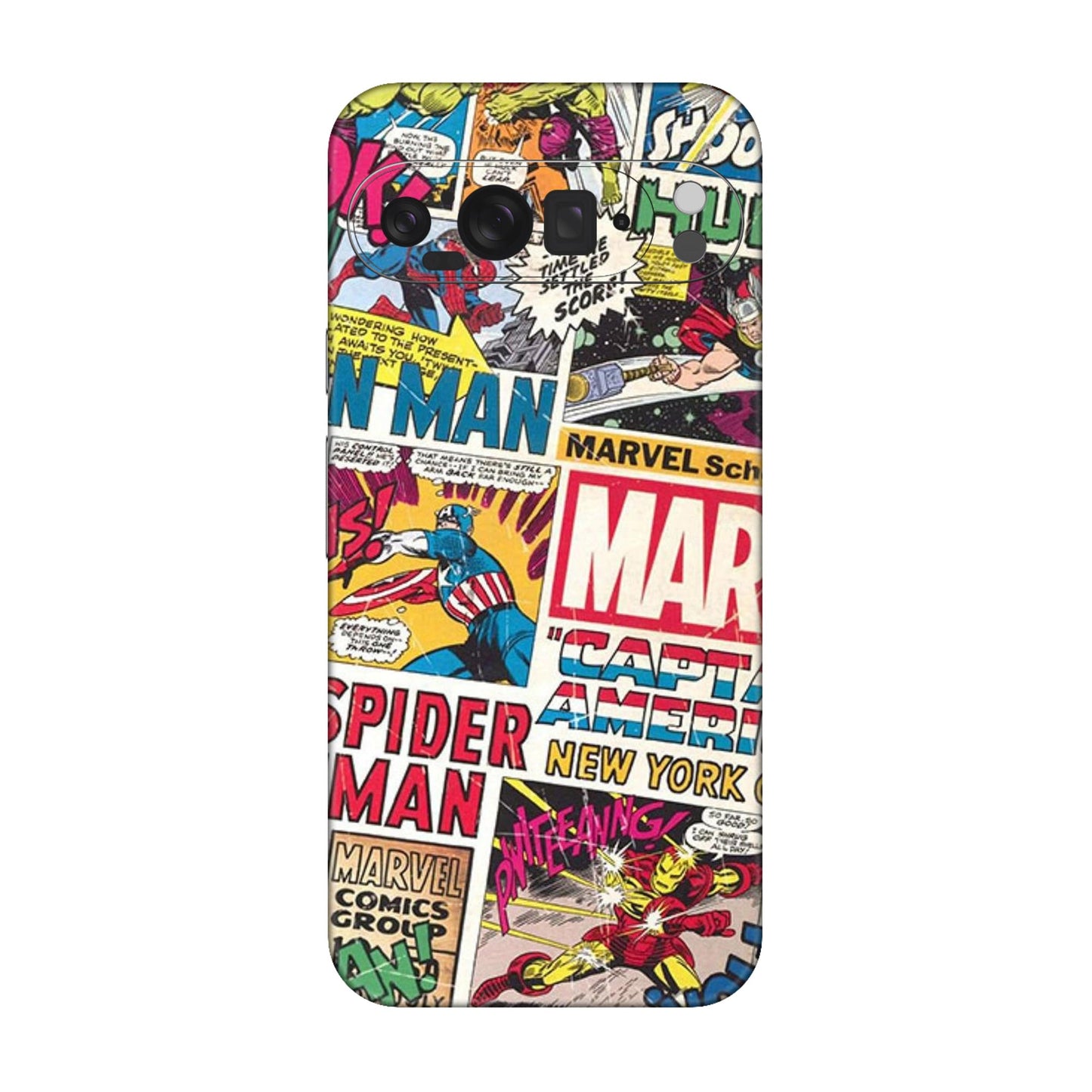 Vintage Marvel Comic Bomb Mobile Skin For Google Pixel 9 Pro XL 5g