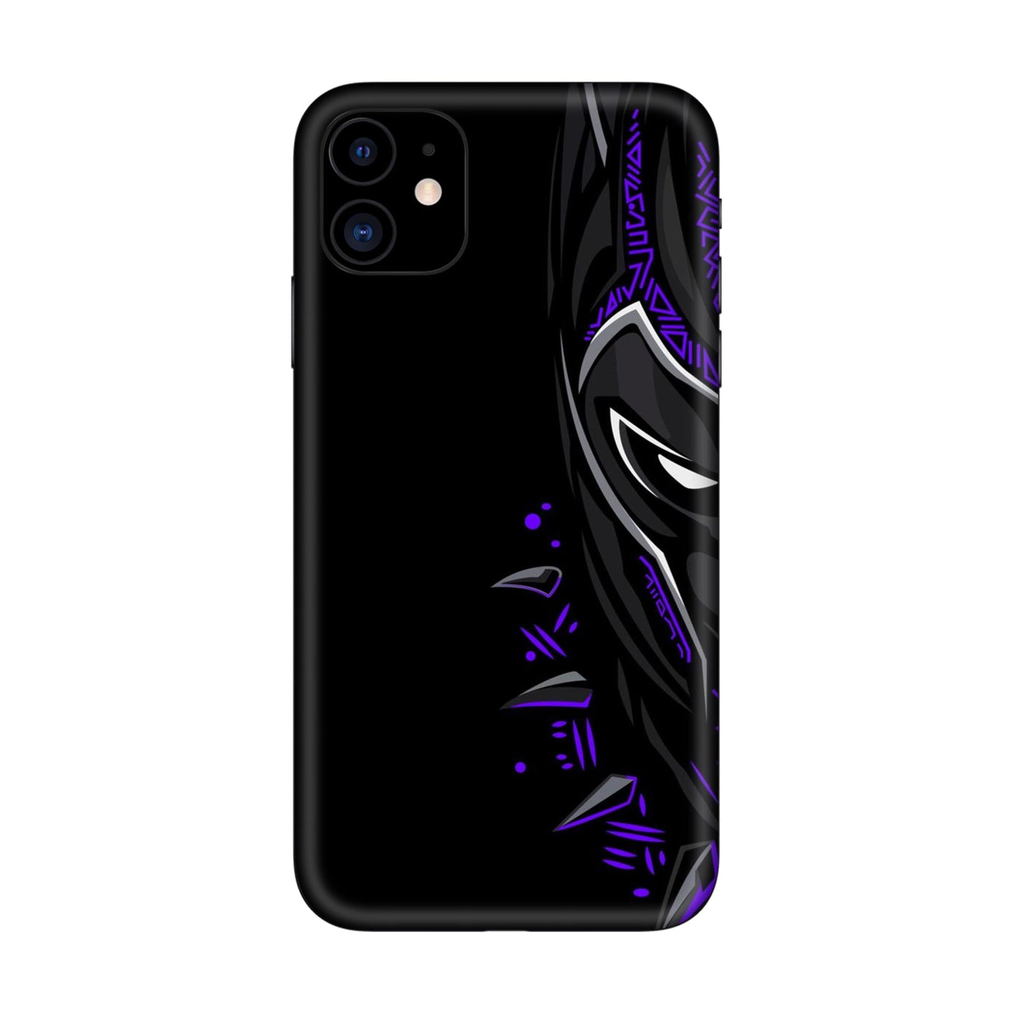 Neon Vibe Cat Mobile Skin For iPhone 11