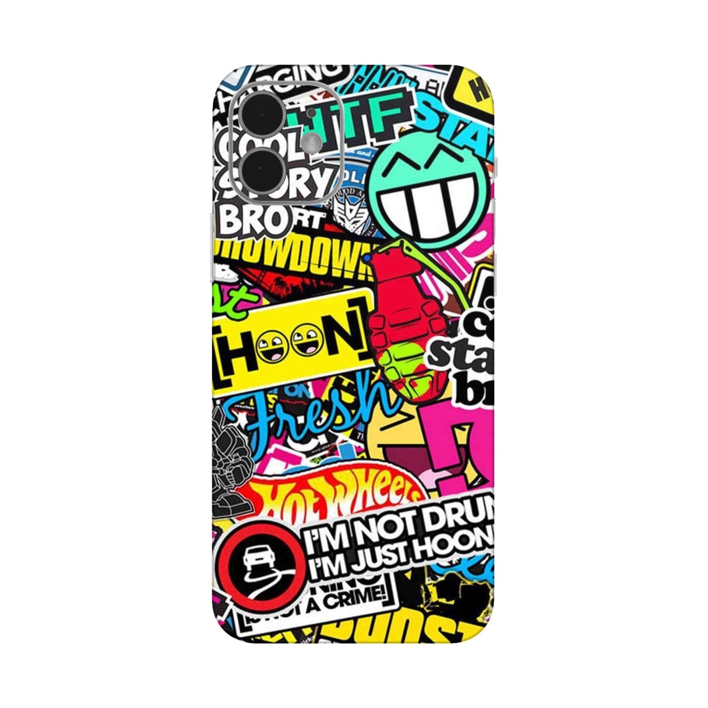 Hoonigan Sticker Bomb Mobile Skin For iPhone 12