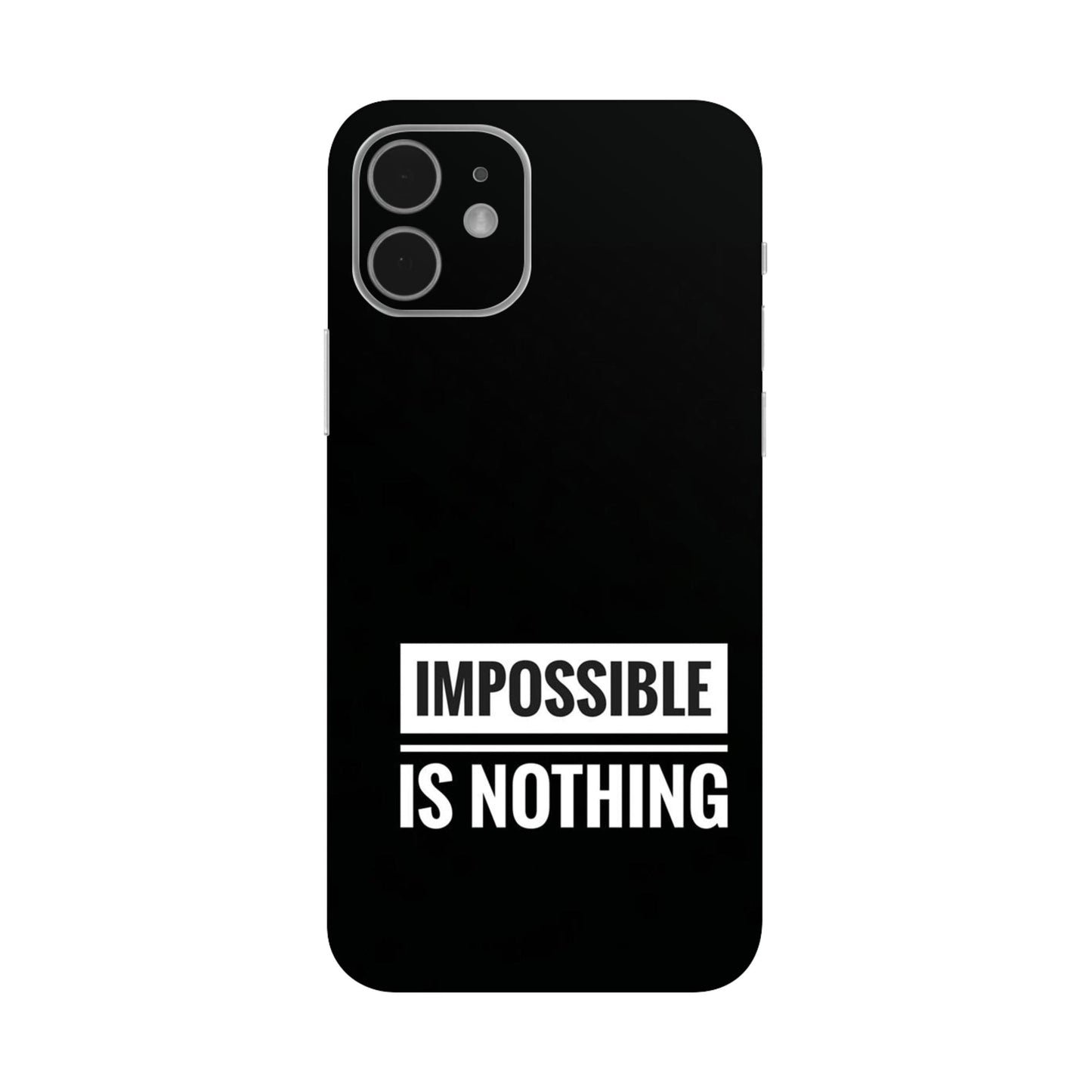 Motivational Text Mobile Skin For iPhone 12