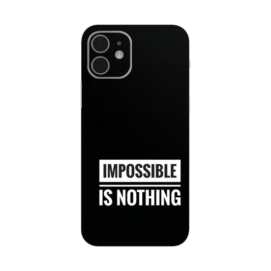 Motivational Text Mobile Skin For iPhone 12
