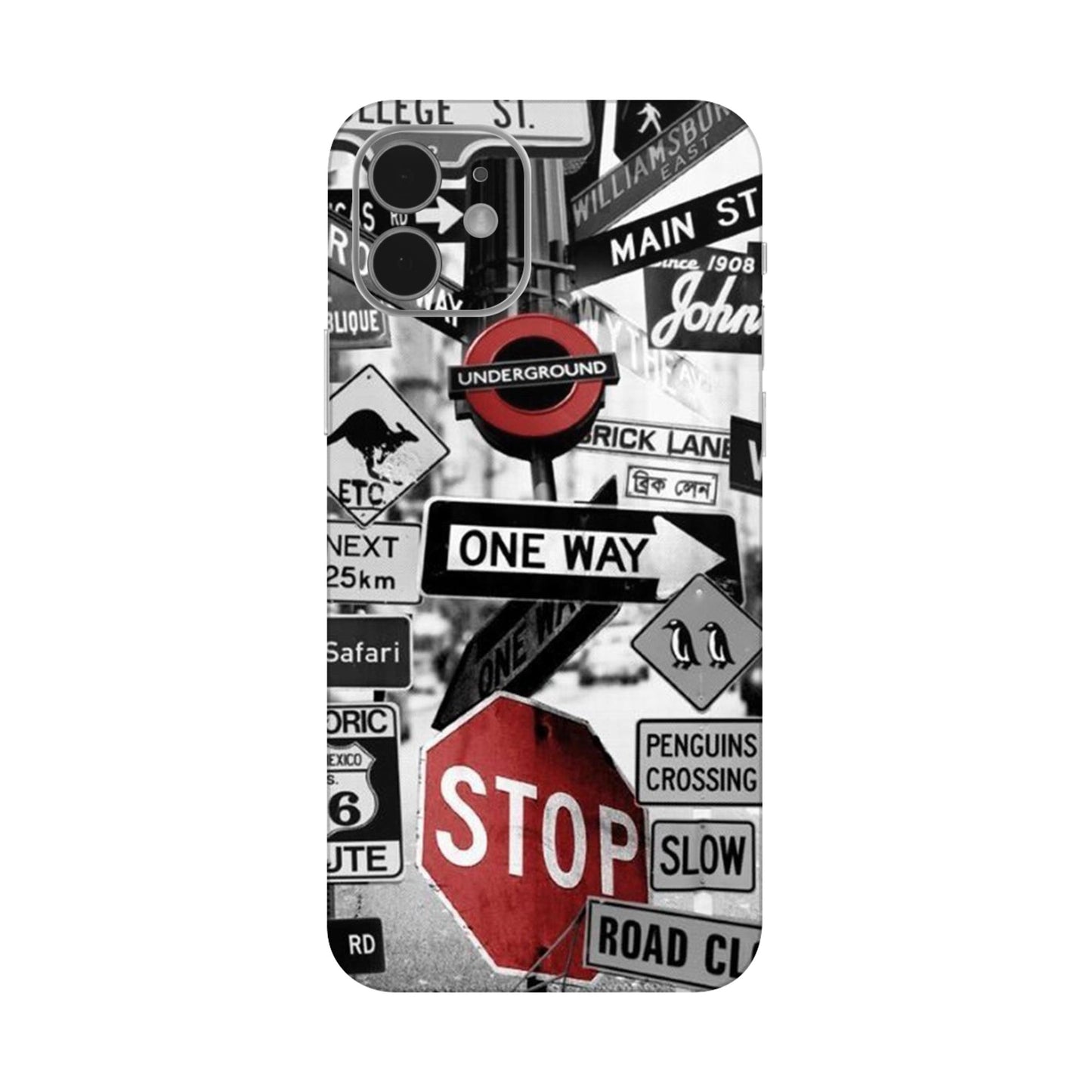 Global Urban Sign Bomb Mobile Skin For iPhone 12 Mini