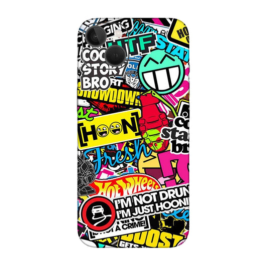 Hoonigan Sticker Bomb Mobile Skin For iPhone 13