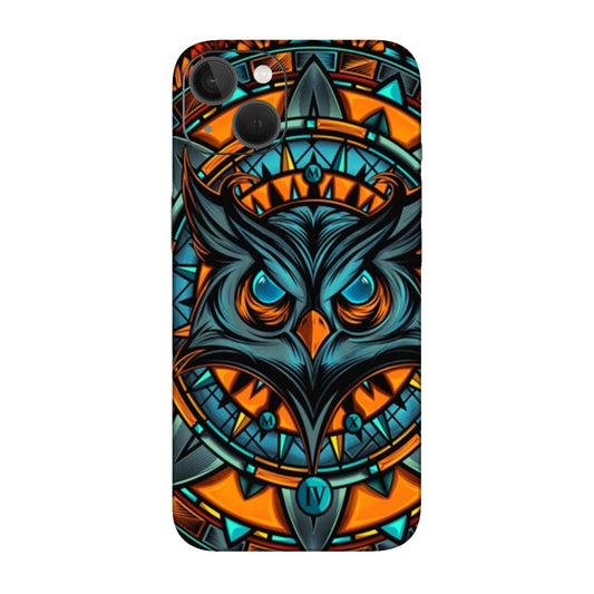 Spirit Owl Mandala Mobile Skin For iPhone 13