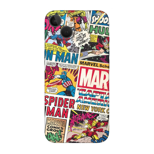 Vintage Marvel Comic Bomb Mobile Skin For iPhone 13