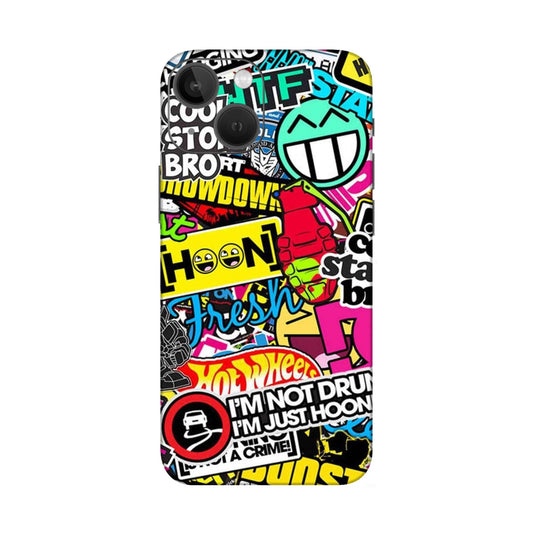 Hoonigan Sticker Bomb Mobile Skin For iPhone 13 Mini