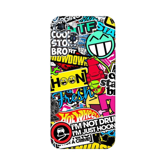 Hoonigan Sticker Bomb Mobile Skin For iPhone 14
