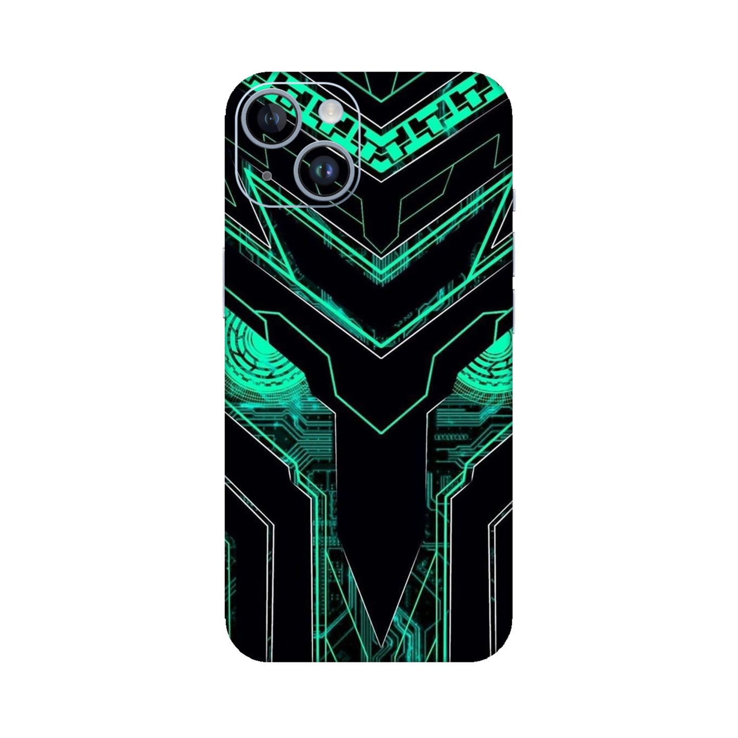 Neon Circuit Predator Mobile Skin For iPhone 14