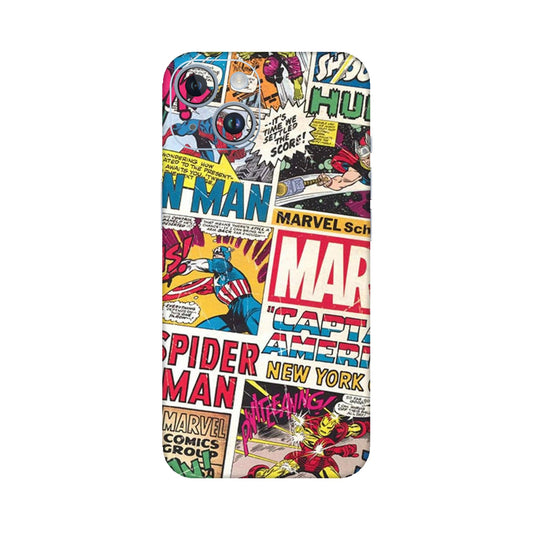 Vintage Marvel Comic Bomb Mobile Skin For iPhone 14