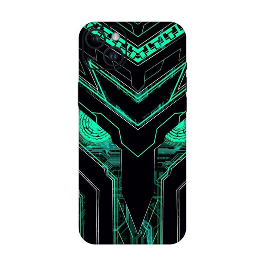 Neon Circuit Predator Mobile Skin For iPhone 14 Plus